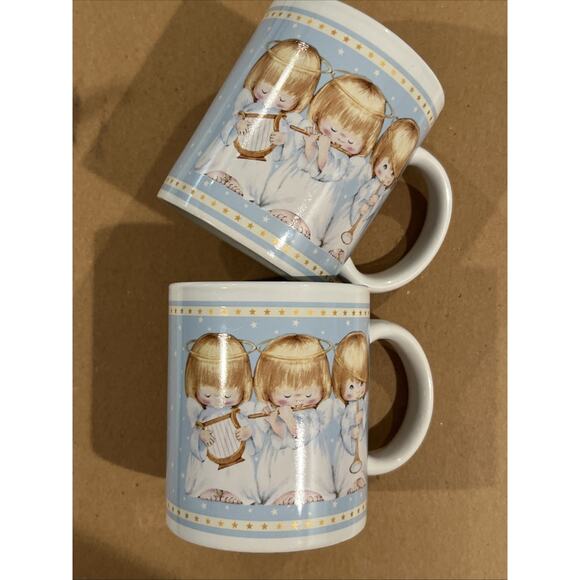 Set of 2 - Gourmet Gifts From Hallmark - Musical Angels Coffee Cups / Mug 8oz. - Picture 5 of 5
